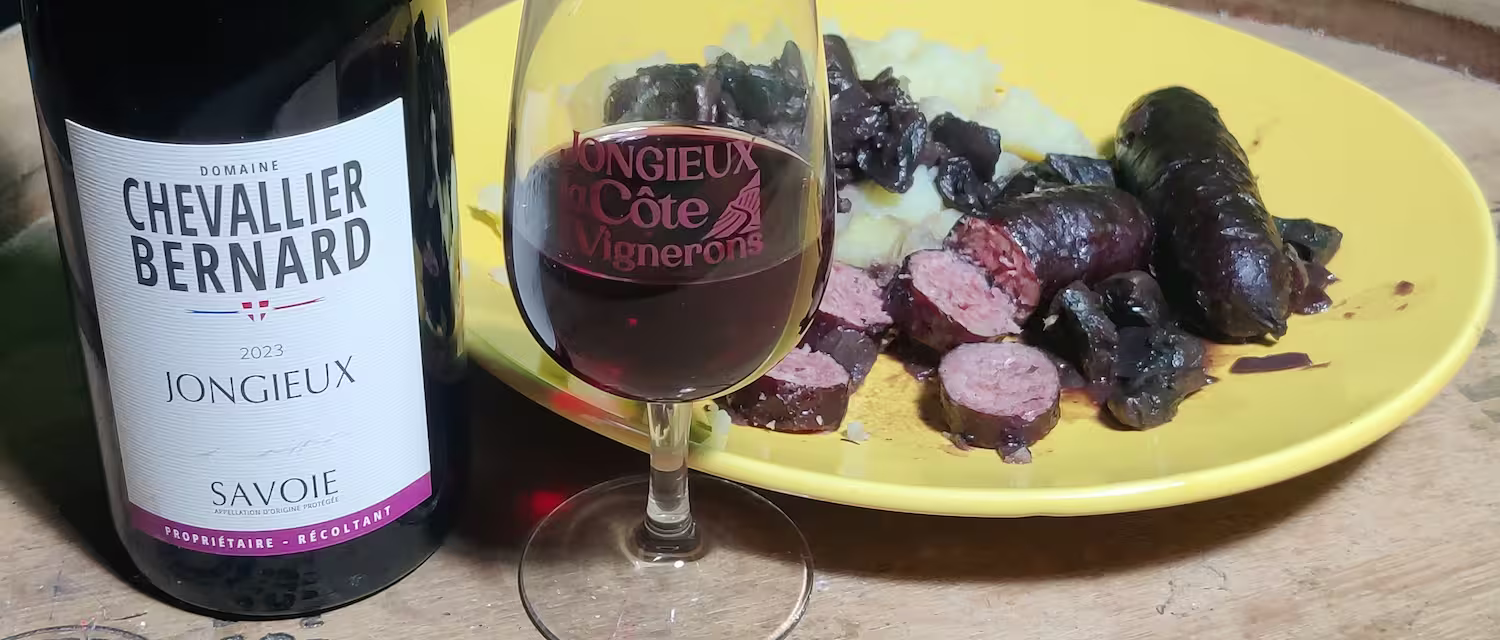 Discover the Savoie diots with red Gamay wine from Domaine Chevallier Bernard
